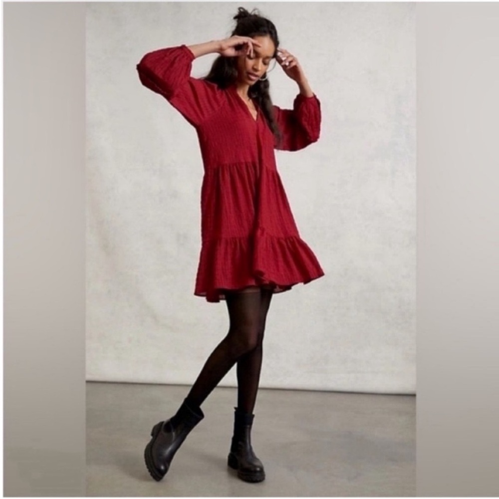 Anthropologie MARE MARE Anne Tiered Tunic Dress